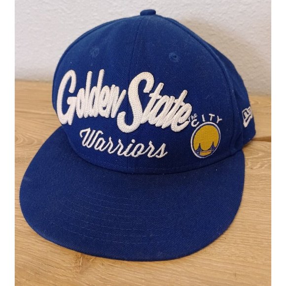 Golden State Warriors New Era 9FIFTY Snapback Adjustable Hat - Hardwood THE CITY - Picture 1 of 4